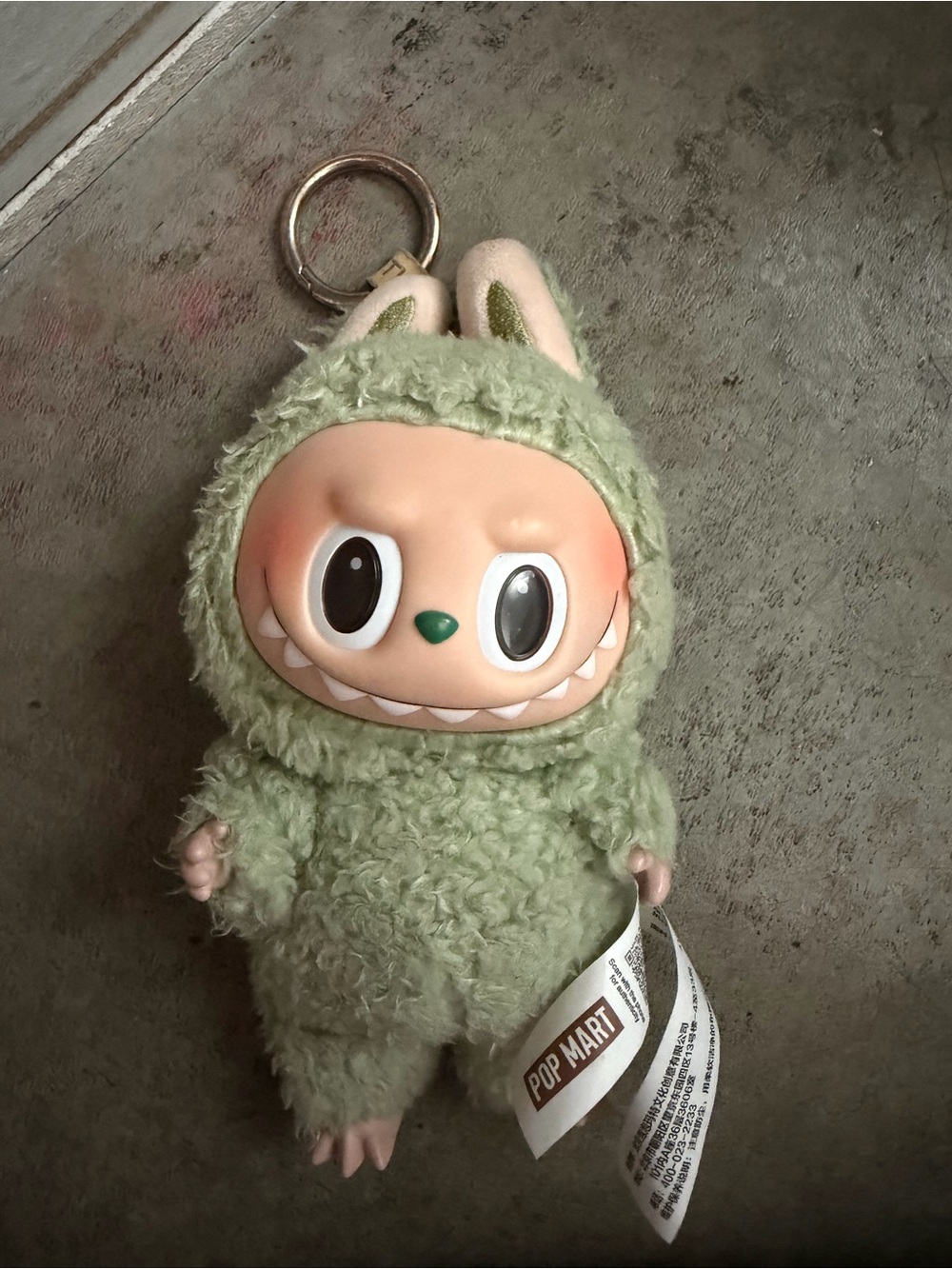 Pop Mart Plush Keychain - Green Grape labubu